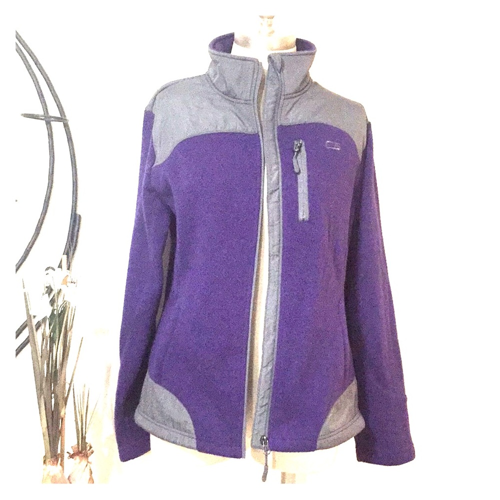 CB purple/ gray full zip women’s  jacket